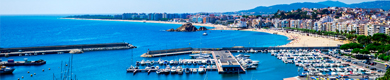Panorámica puerto Blanes - Costa Brava Puntos de interés - Costa Brava