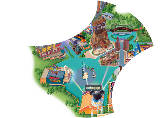 Production Courtyard En Parque Walt Disney Studios Disneyl